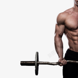 人物肌肉正在健身的男子摄影高清图片