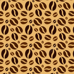 咖啡豆背景底纹矢量图素材
