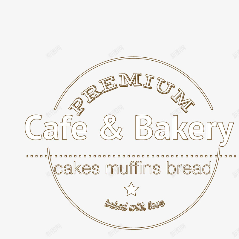 cafeandbakerypng免抠素材_88icon https://88icon.com 咖啡甜点艺术字 字体设计 甜品文案 甜点字体 英文字体设计 蛋糕字体