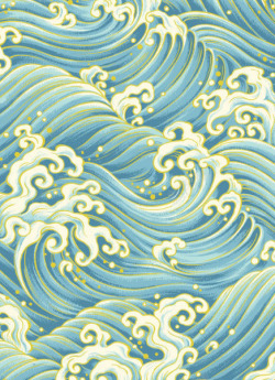 浪花水纹背景素材