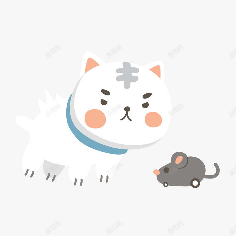 猫和老鼠矢量图ai免抠素材_88icon https://88icon.com PNG图 PNG图下载 创意卡通 动物插图 卡通插图 可爱动物 插图 矢量图