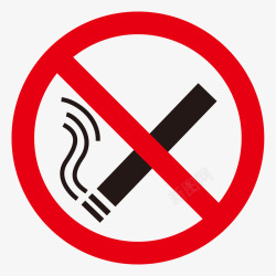 创意世界无烟日禁止吸烟标签矢量图素材