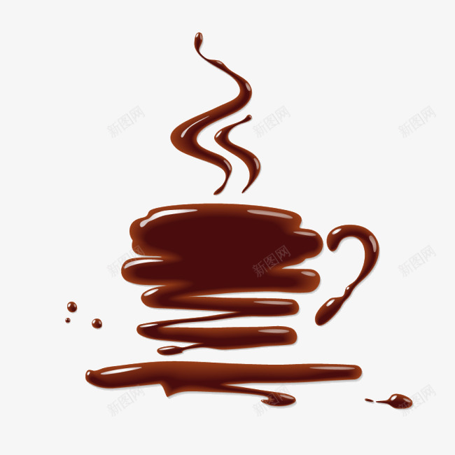 咖啡png免抠素材_88icon https://88icon.com 冒热气的咖啡 咖啡 咖啡色 液体咖啡