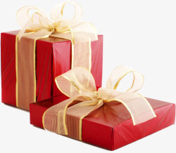 红色春季礼物礼盒素材