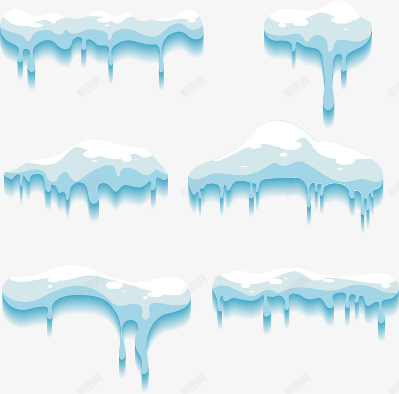 蓝色冬天融化的冰雪矢量图ai免抠素材_88icon https://88icon.com 冬天 冰冻 冰冻的雪 冰雪 新图网 矢量png 蓝色冰雪 矢量图