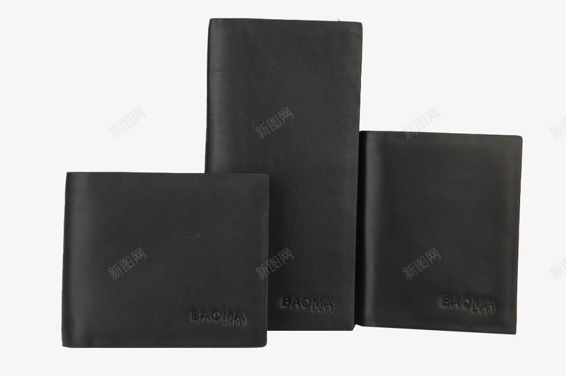 三款男士钱包png免抠素材_88icon https://88icon.com 男士钱包 真皮钱包 短款钱包 钱包 长款包包