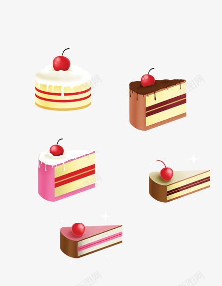 卡通美味可爱蛋糕png免抠素材_88icon https://88icon.com 卡通 美味 蛋糕 食物