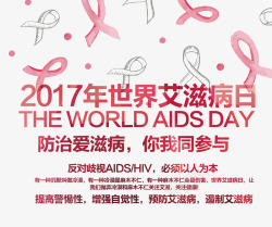 2017世界艾滋病日素材