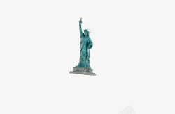 美国自由女神像旅游景点建素材