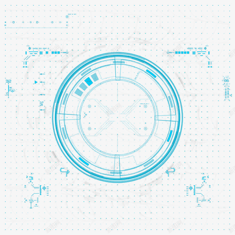 科技光圈背景装饰png免抠素材_88icon https://88icon.com 光圈 光效 光效转轮 光环 科技光影 科技光效 科技背景装饰 转轮