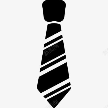 时尚的领带图标图标