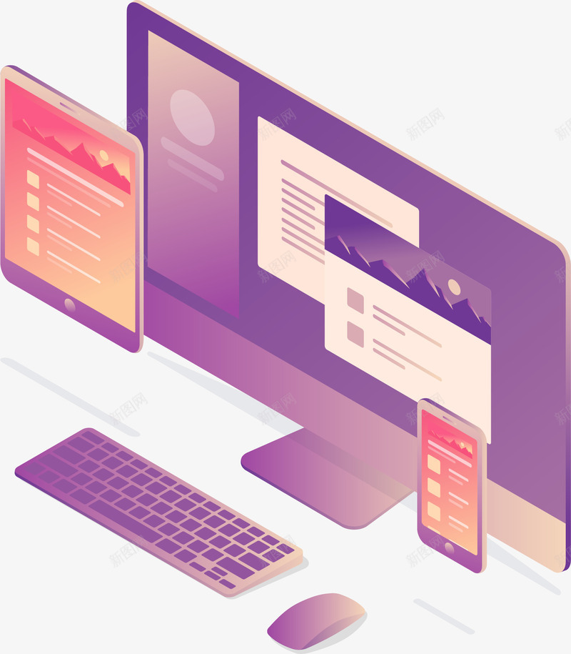 商务UI办公25D插画矢量图ai免抠素材_88icon https://88icon.com 卡通矢量UI办公插画 商务科技 外国人办公 扁平商务25D插画 矢量图 网络 网页UI样机