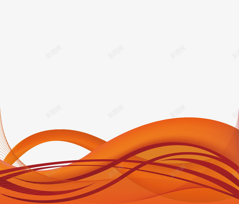 飘带彩带矢量图ai免抠素材_88icon https://88icon.com 动态飘带 彩带 矢量图 红色绸子 织带 背景装饰 飘带