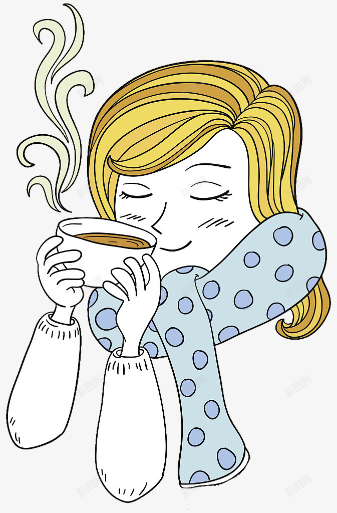 装饰插图女孩冬日喝咖啡png免抠素材_88icon https://88icon.com 冬天 咖啡 喝咖啡人物 喝咖啡的人 围巾 温暖 热咖啡