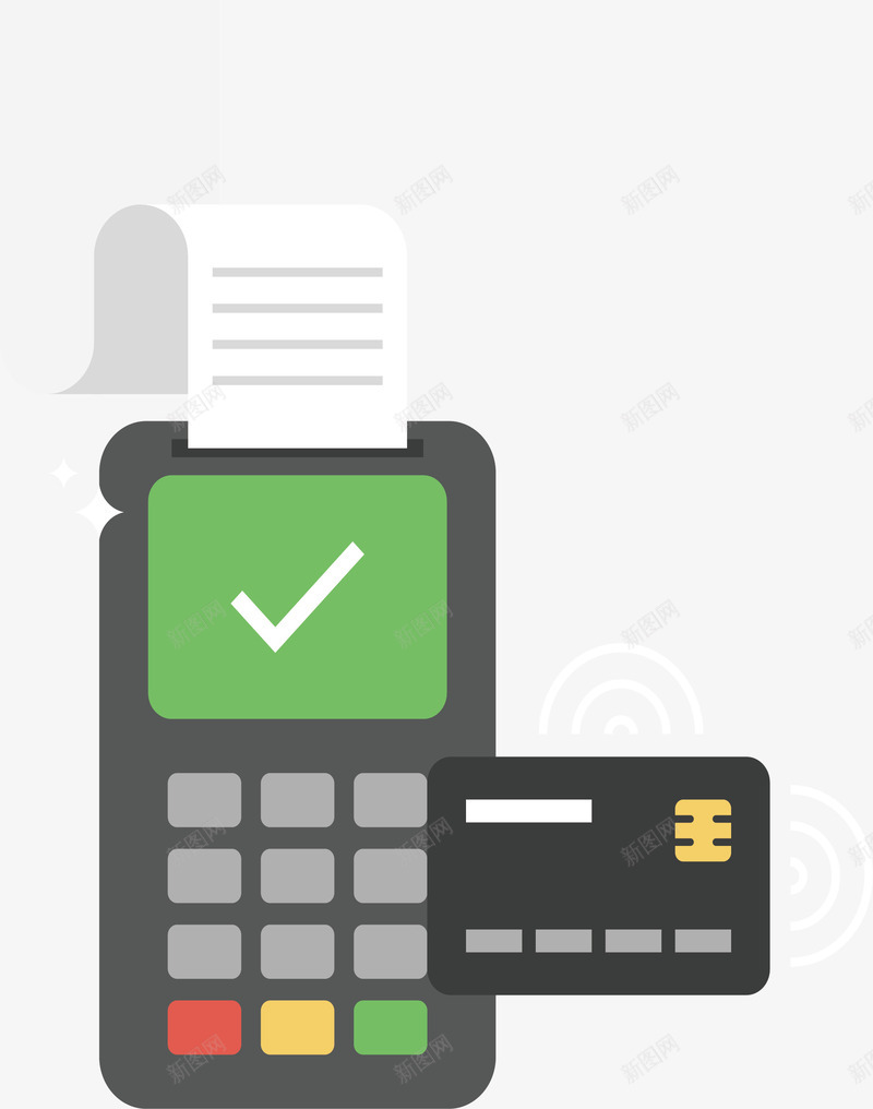 信用卡账单png免抠素材_88icon https://88icon.com 信用卡 刷卡 刷卡买单 刷卡支付 矢量png 账单
