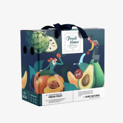 水果包装盒设计创意梦幻水果包装盒高清图片