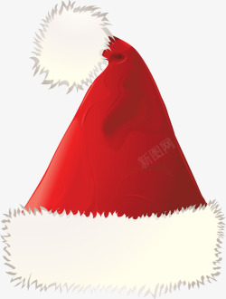 红色圣诞帽帽子素材