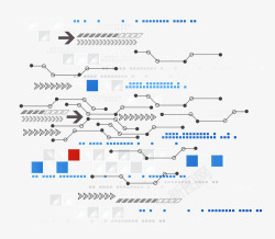 科技数据炫彩背景素材