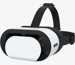 便携VR头盔实物黑白色插手机式vr盒子高清图片