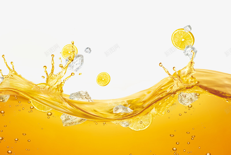 动感果汁png免抠素材_88icon https://88icon.com 冰块 果汁 果汁特效 水 黄橙橙
