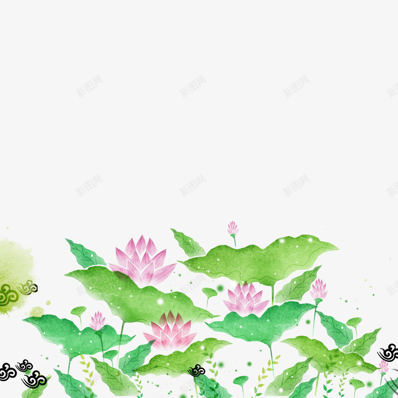 绿色现代节日装饰psd免抠素材_88icon https://88icon.com 扫墓 春天 清明 清明时节 清明节 绿色 艺术字 节日 踏青 雨水