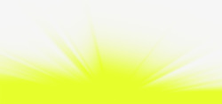 黄色手绘放射日光素材