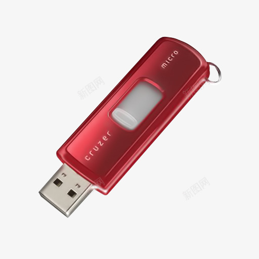 雪佛兰科鲁兹微红色的sandipng免抠素材_88icon https://88icon.com Cruzer Micro Red Sandisk USB 微 红色的 雪佛兰科鲁兹