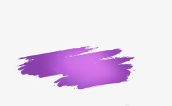 紫色水彩涂鸦素材