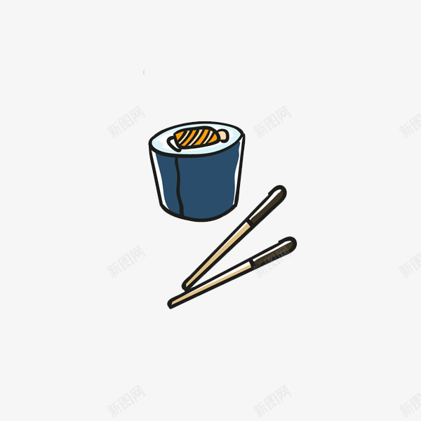 筷子食物手绘png免抠素材_88icon https://88icon.com 卡通 可爱 手绘 浅色 筷子手绘 筷子食物 简明