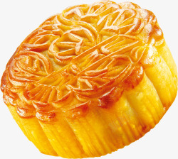 金黄色美味月饼中秋素材