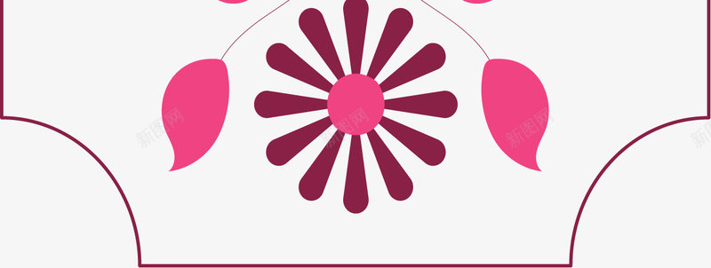 粉红花纹妇女节标签矢量图ai免抠素材_88icon https://88icon.com 三八节 国际妇女节 妇女节 妇女节标签 矢量png 粉红色 矢量图