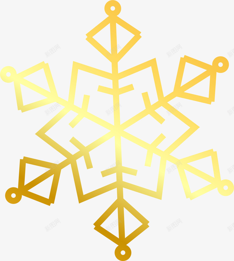 金色闪耀冬日雪花png免抠素材_88icon https://88icon.com 冬天 冬日 落雪 装饰图案 金色雪花 雪花片 飞雪