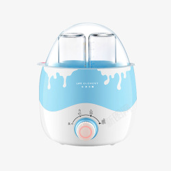 热奶器蓝色暖奶机母婴用品高清图片