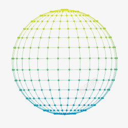 科技大脑线稿彩色纹理网状地球元素矢量图高清图片