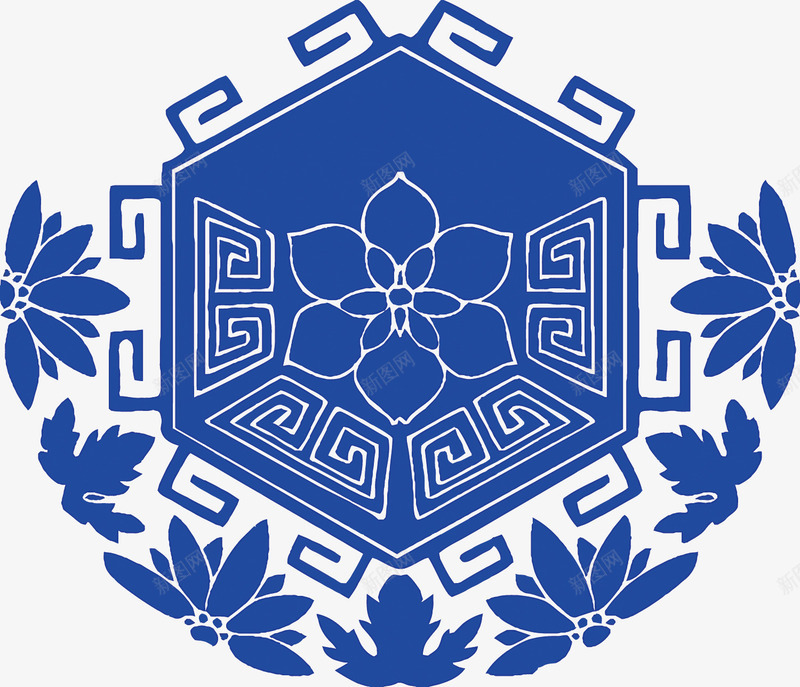 青花花纹矢量图eps免抠素材_88icon https://88icon.com PNG图片 PNG图片素材 PNG素材 PNG素材免费下载 中国风 中式 六边形 花纹 青花 矢量图