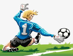 足球比赛插画素材