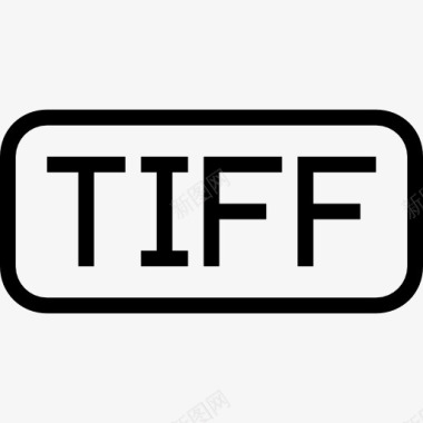 高质量TIFF图像文件的高质量图标图标