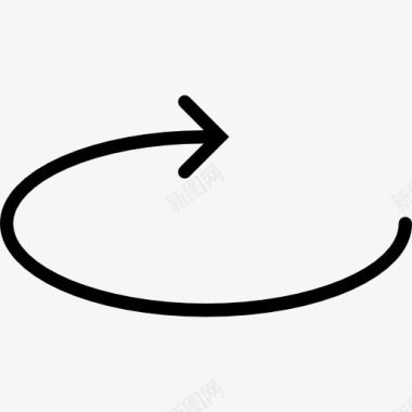圆条型旋转对象图标图标