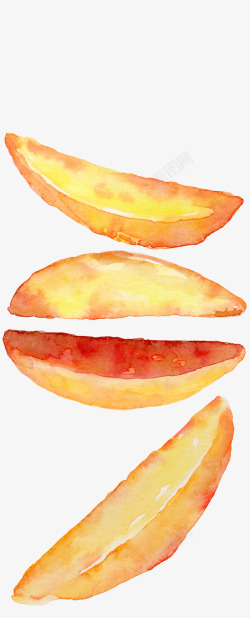 水彩红薯插画素材