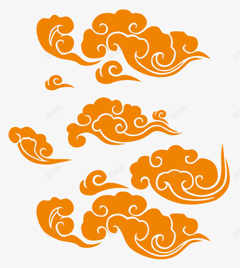 云纹png免抠素材_88icon https://88icon.com 中国传统纹样 中国传统纹案 中国风 中国风符号 云纹 云锦花纹 图案 如意纹 花纹 装饰