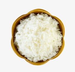 白饭一碗白色蒸大米饭高清图片
