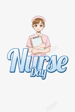 护士节主题卡通手绘可爱护士节海报主题高清图片