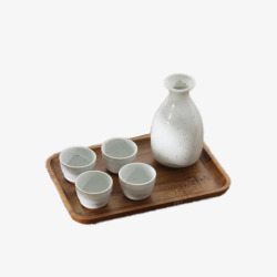 日式清酒小酒具陶瓷日式酒具高清图片