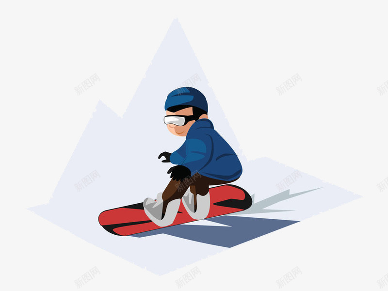 男孩在雪上滑行png免抠素材_88icon https://88icon.com 冬天 单板 单板鞋 卡通 小人 溜冰 滑行 滑雪 滑雪鞋 玩耍 雪上滑行 雪地 雪板 雪橇