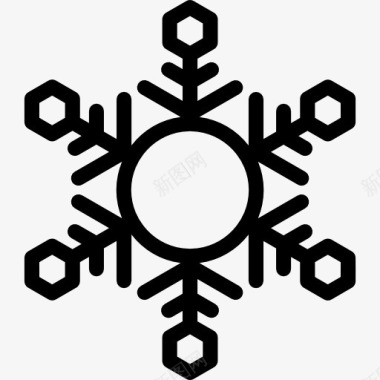 冷Snowflake图标图标