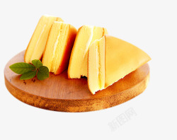 奶酪夹心三明治蛋糕高清图片