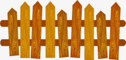 木质雕刻护栏公园指示木牌矢量图高清图片