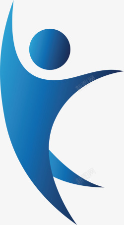体育运动标志小人户外运动logo图标高清图片