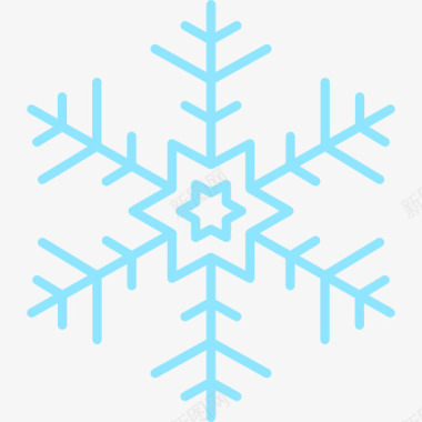 暖冬雪花Snowflake图标图标