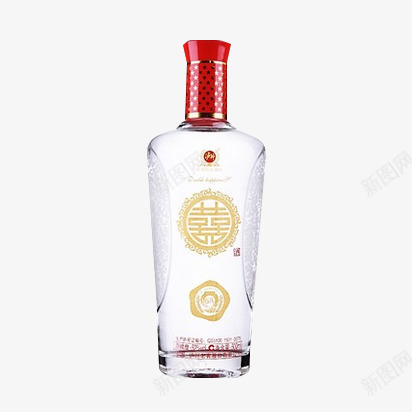 泸州老窖双喜酒png免抠素材_88icon https://88icon.com 产品实物 双喜酒 婚庆用酒 泸州老窖 白酒 白酒样机